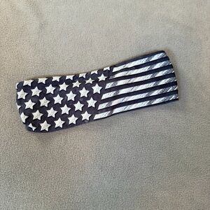 Sports Athletic Moisture Wicking Headband- Unisex-Patriotic American Flag